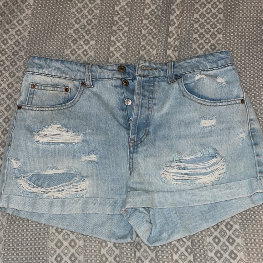 Forever 21 High Rise Jean Shorts